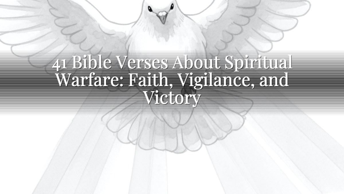 41 Bible Verses About Spiritual Warfare: Faith, Vigilance, and Victory