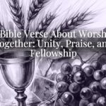 A Bible Verse About Worship Together: Unity, Praise, and Fellowship