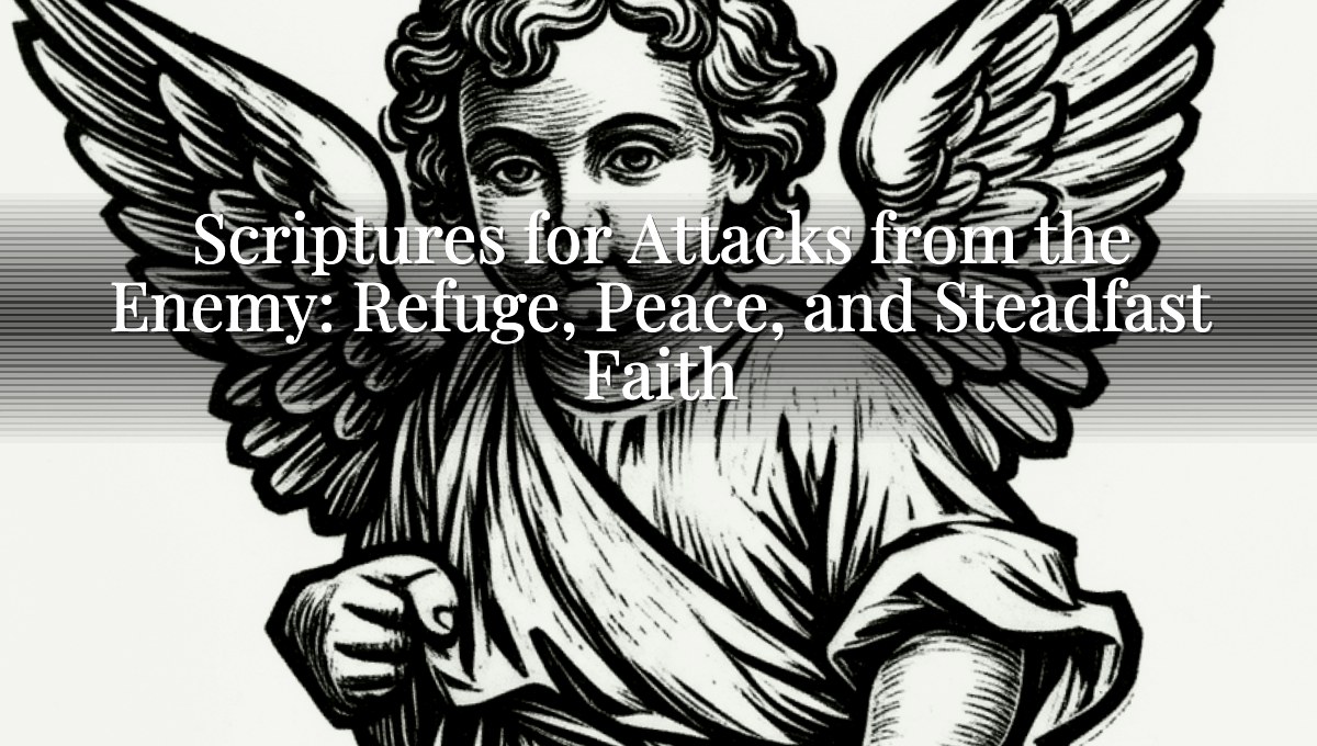 Scriptures for Attacks from the Enemy: Refuge, Peace, and Steadfast Faith