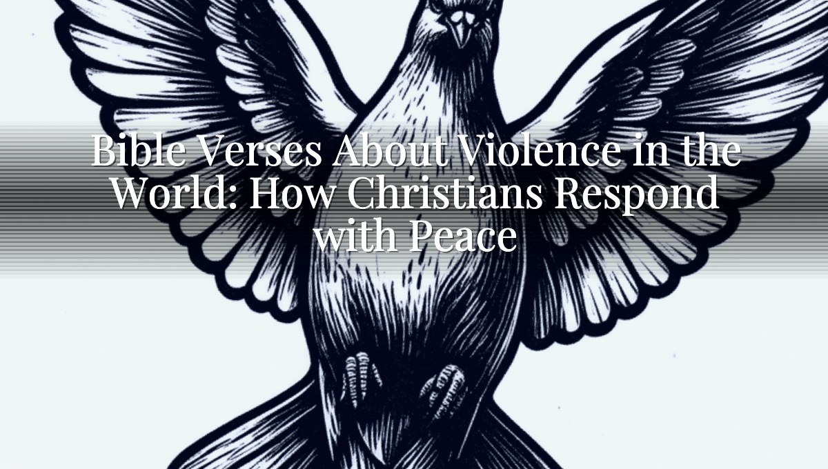 Bible Verses About Violence in the World: How Christians Respond with Peace