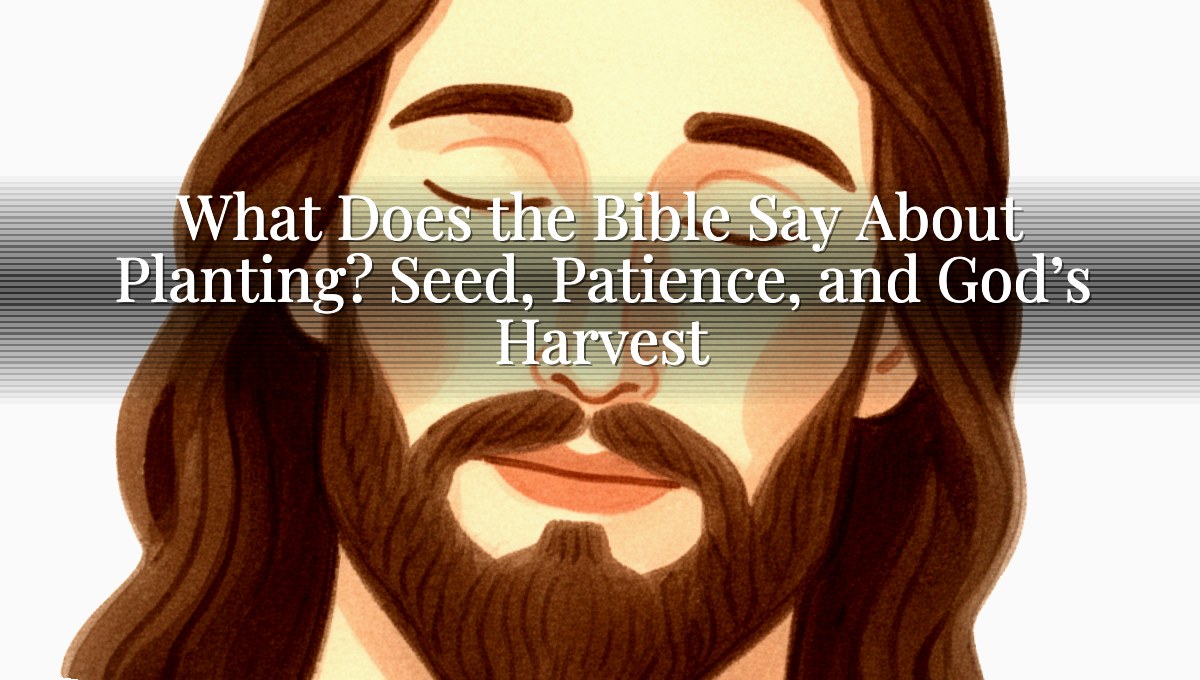 What Does the Bible Say About Planting? Seed, Patience, and God’s Harvest