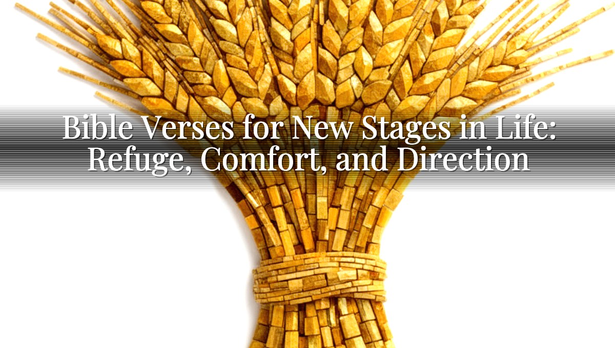 Bible Verses for New Stages in Life: Refuge, Comfort, and Direction