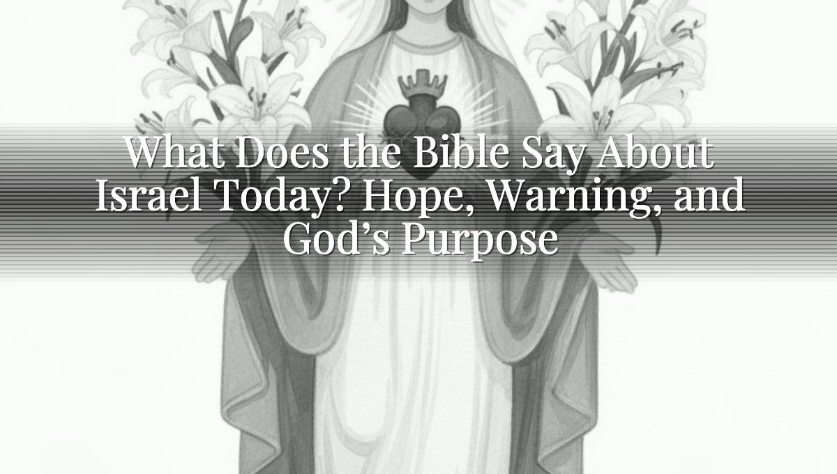 What Does the Bible Say About Israel Today? Hope, Warning, and God’s Purpose