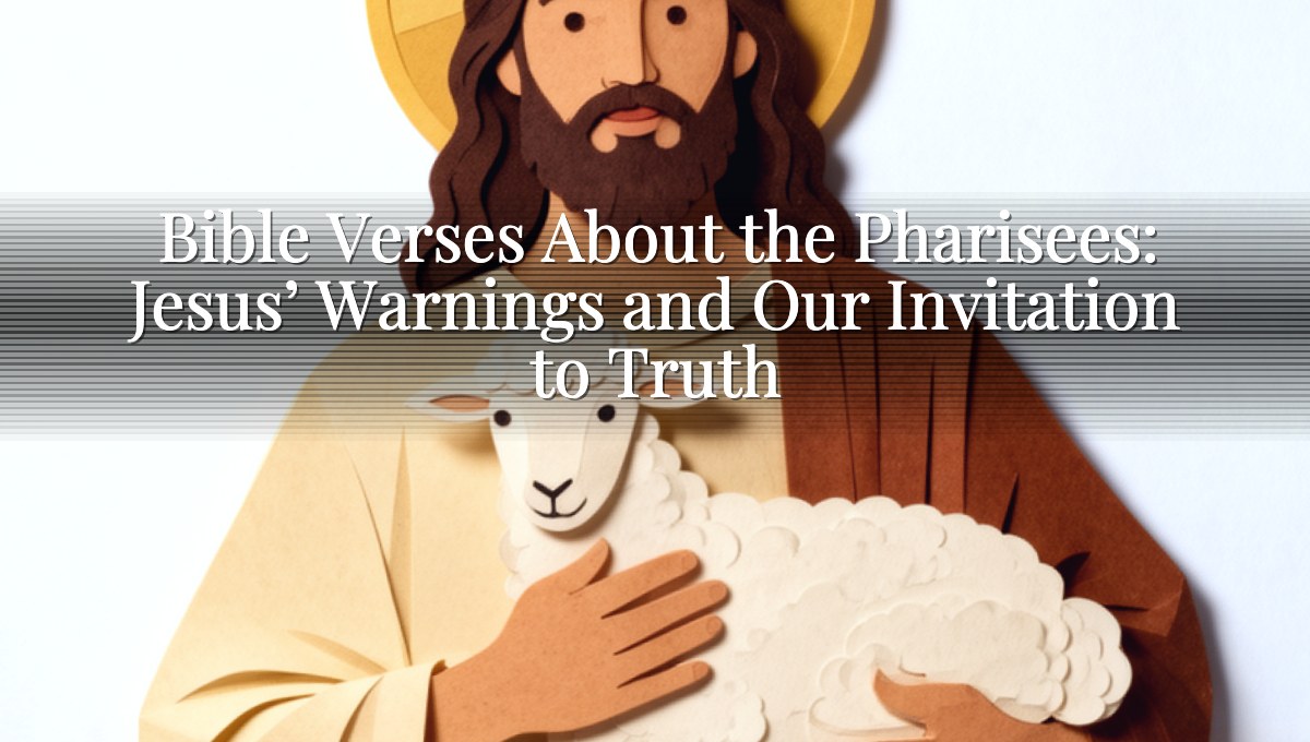 Bible Verses About the Pharisees: Jesus’ Warnings and Our Invitation to Truth
