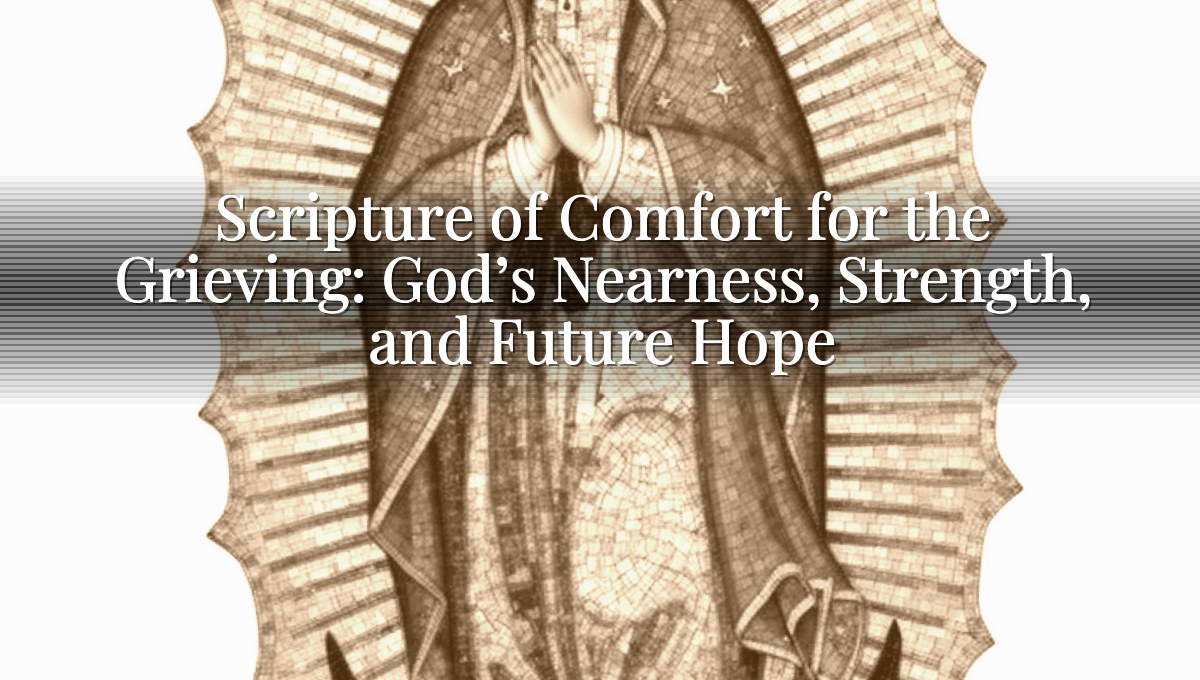 Scripture of Comfort for the Grieving: God’s Nearness, Strength, and Future Hope