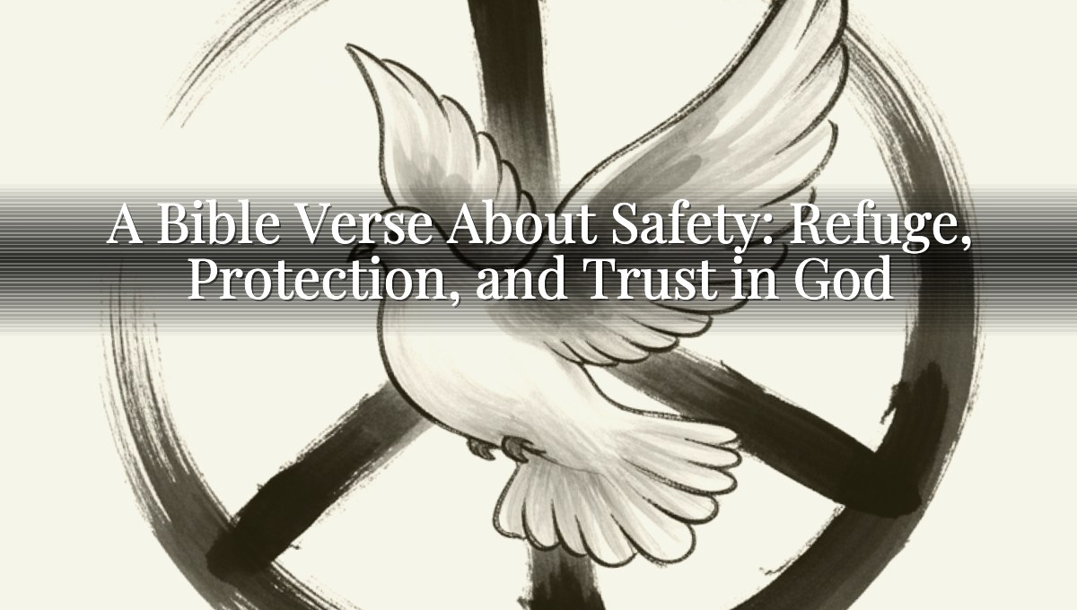 A Bible Verse About Safety: Refuge, Protection, and Trust in God