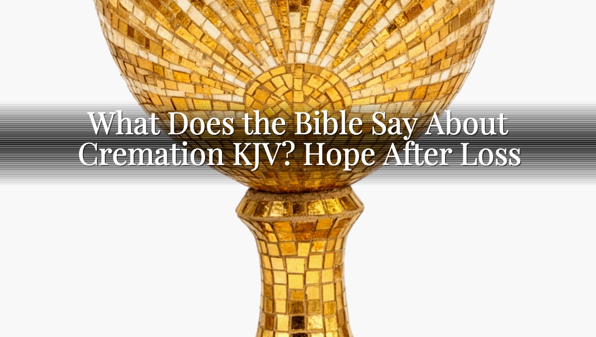 What Does the Bible Say About Cremation KJV? Hope After Loss