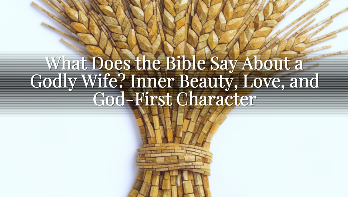 What Does the Bible Say About a Godly Wife? Inner Beauty, Love, and God-First Character