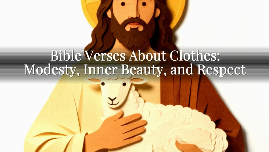 Bible Verses About Clothes: Modesty, Inner Beauty, and Respect