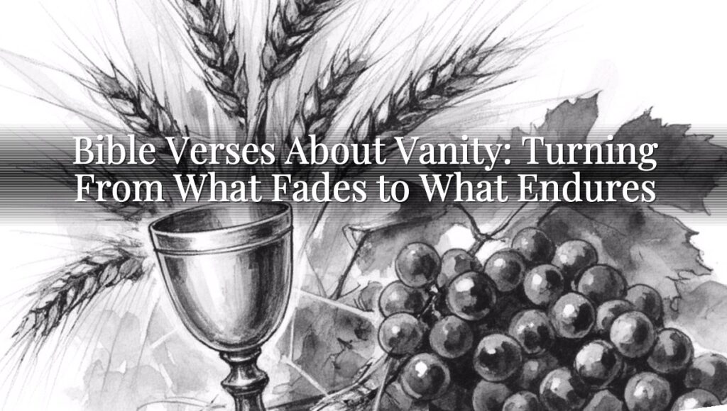 Bible Verses About Vanity: Turning From What Fades to What Endures