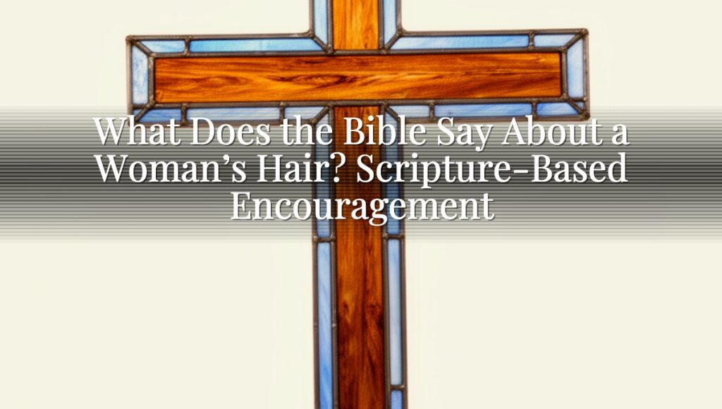 What Does the Bible Say About a Woman’s Hair? Scripture-Based Encouragement