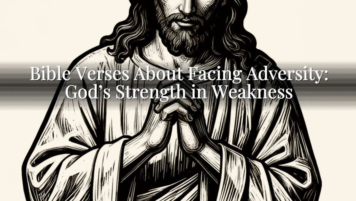 Bible Verses About Facing Adversity: God’s Strength in Weakness