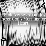 Short Bible Verses About Joy and Happiness: God’s Morning for Your Heart Short Bible Verses About Joy and Happiness: God’s Morning for Your Heart