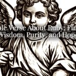 A Bible Verse About Ruby: Finding Wisdom, Purity, and Hope