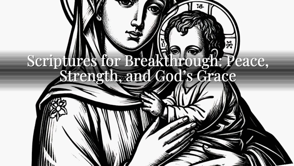 Scriptures for Breakthrough: Peace, Strength, and God’s Grace