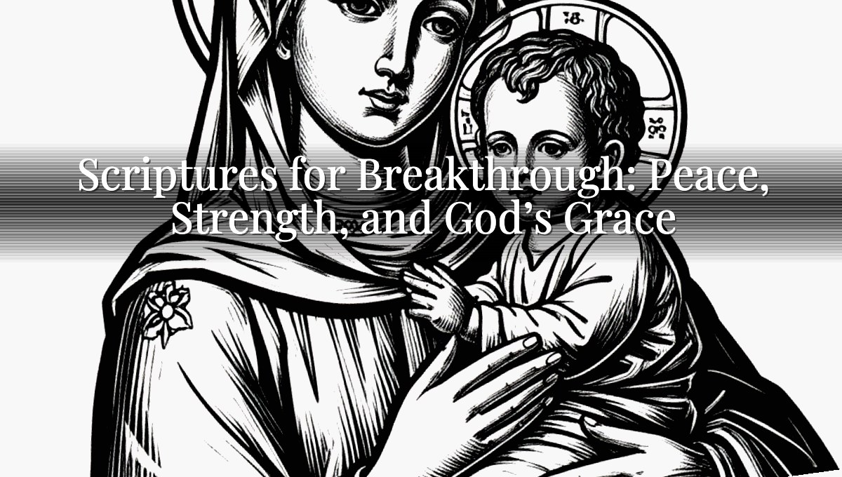 Scriptures for Breakthrough: Peace, Strength, and God’s Grace