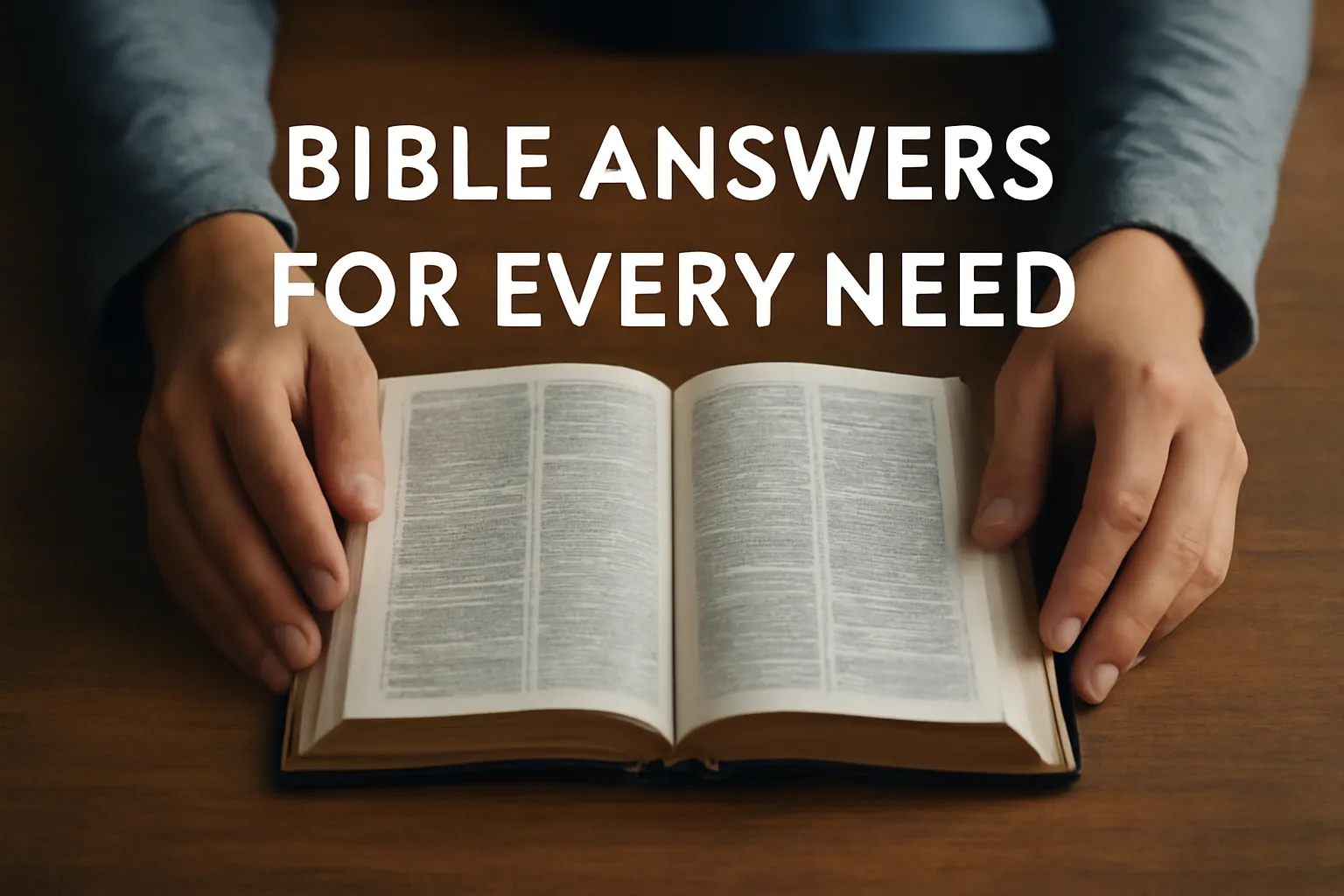 bible answers for every need