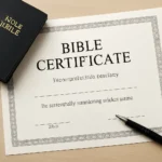 Bible Certificate: What It Is, Why You Need It, and How to Get One bible certificate