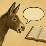 bible donkey talking