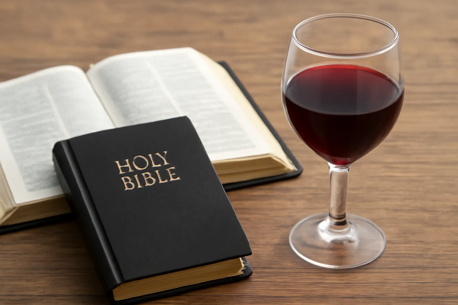 bible drink wine