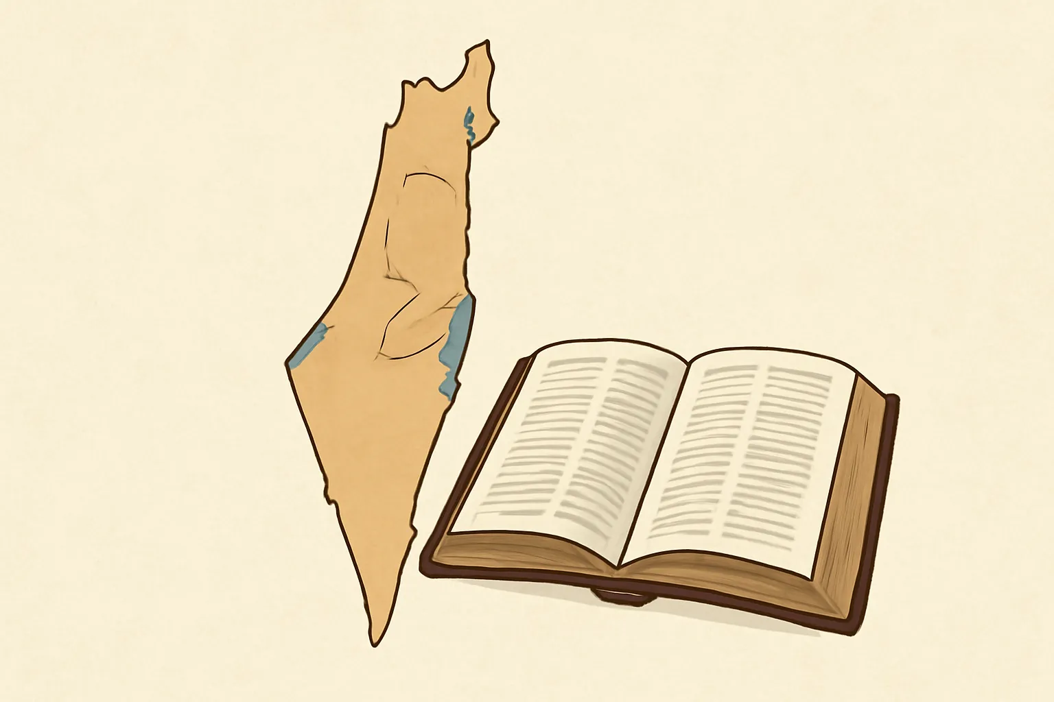 bible israel map