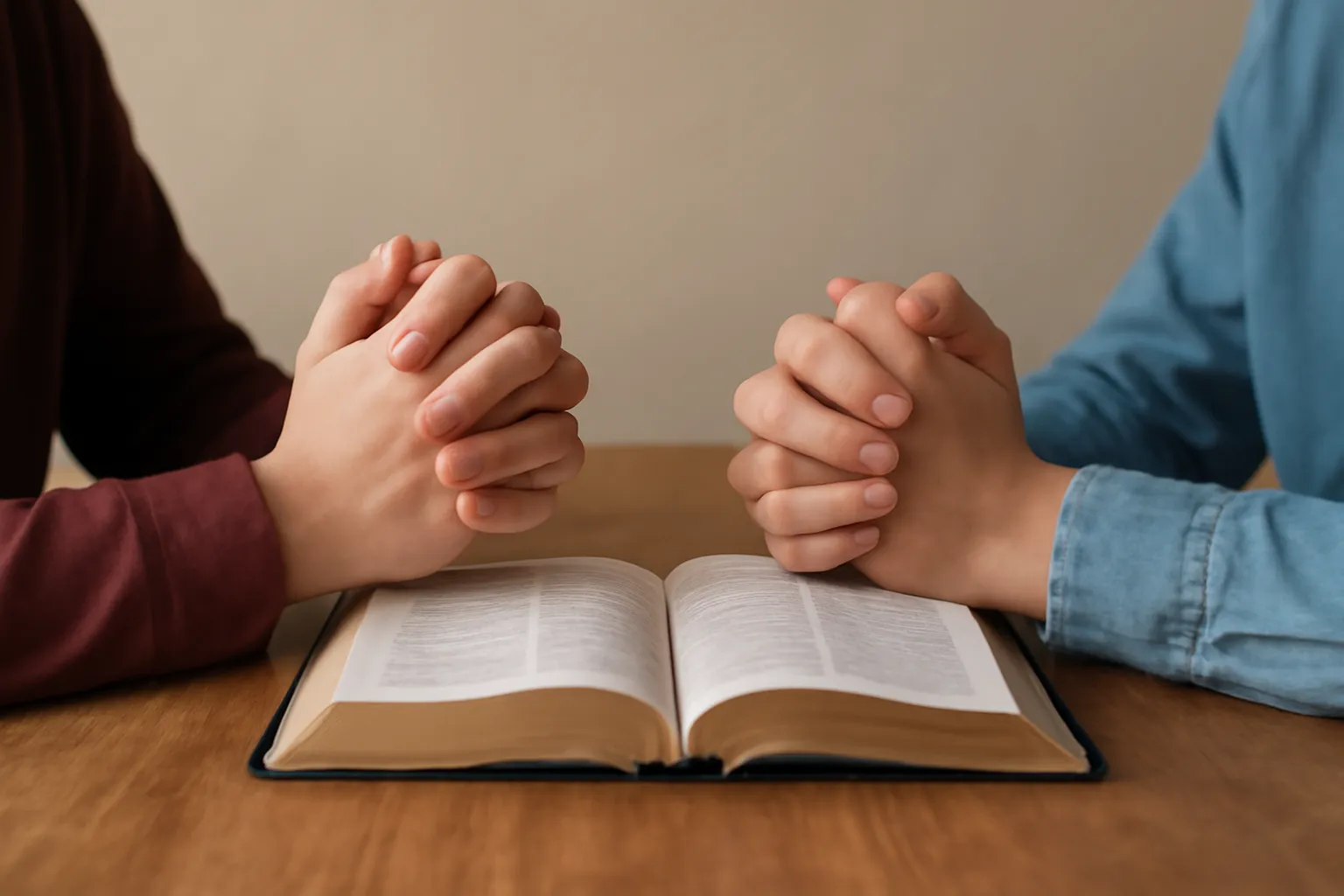 bible praying together