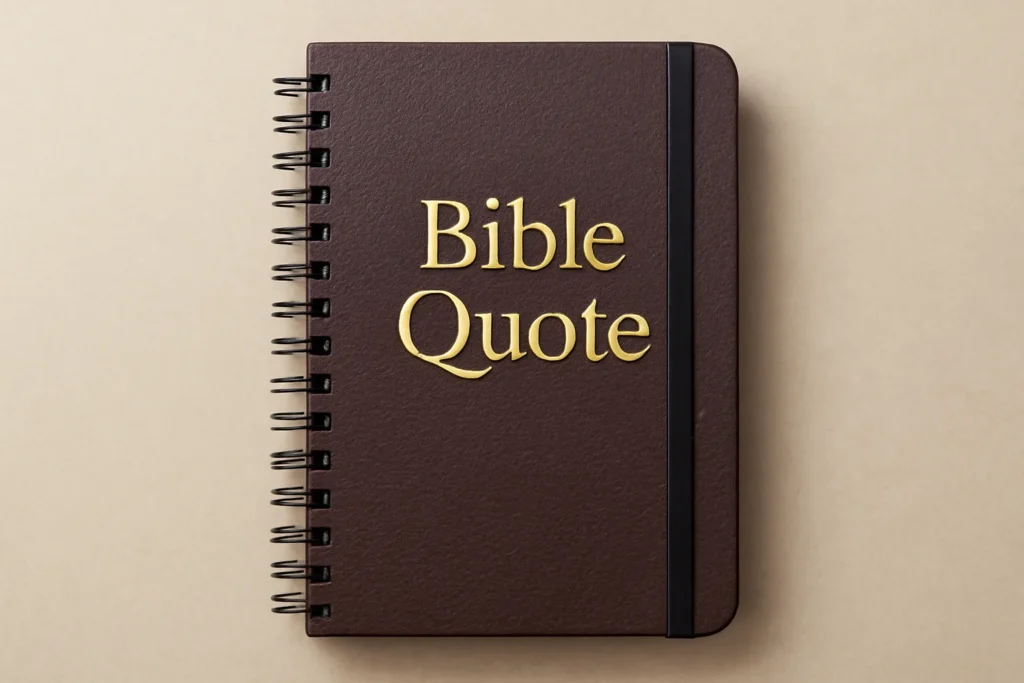 bible quote notebook