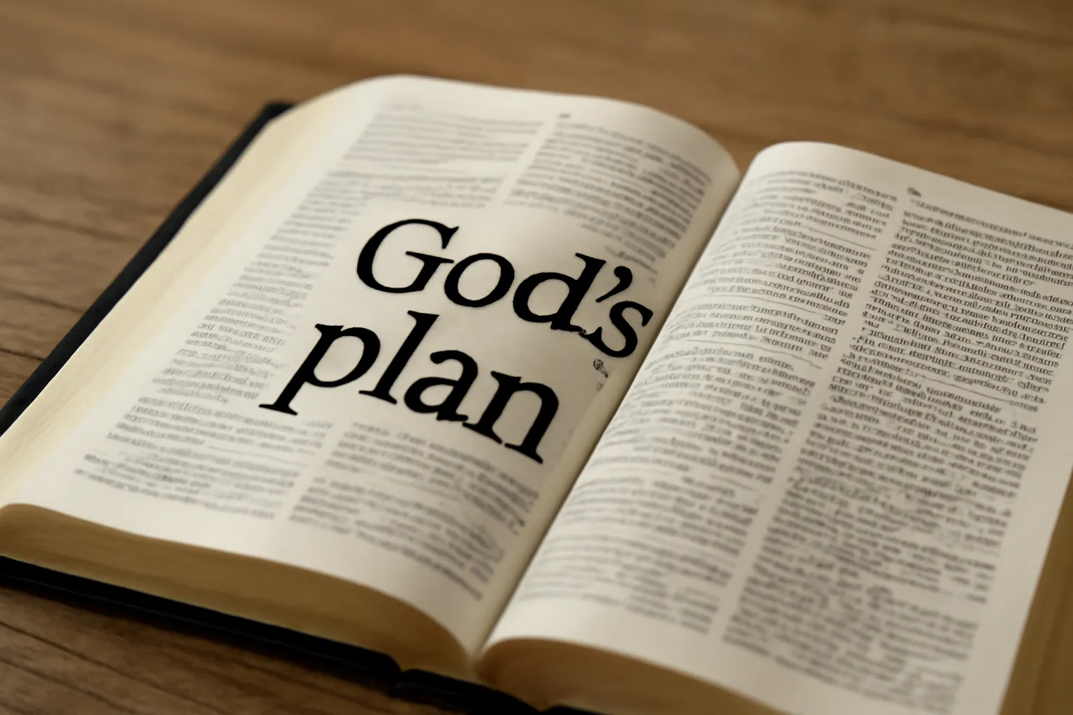 bible quotes about god's plan