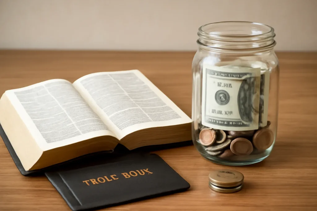 bible quotes about saving money