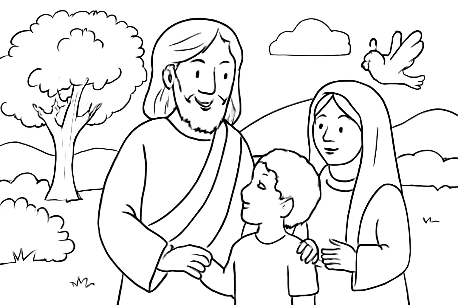 bible story coloring book