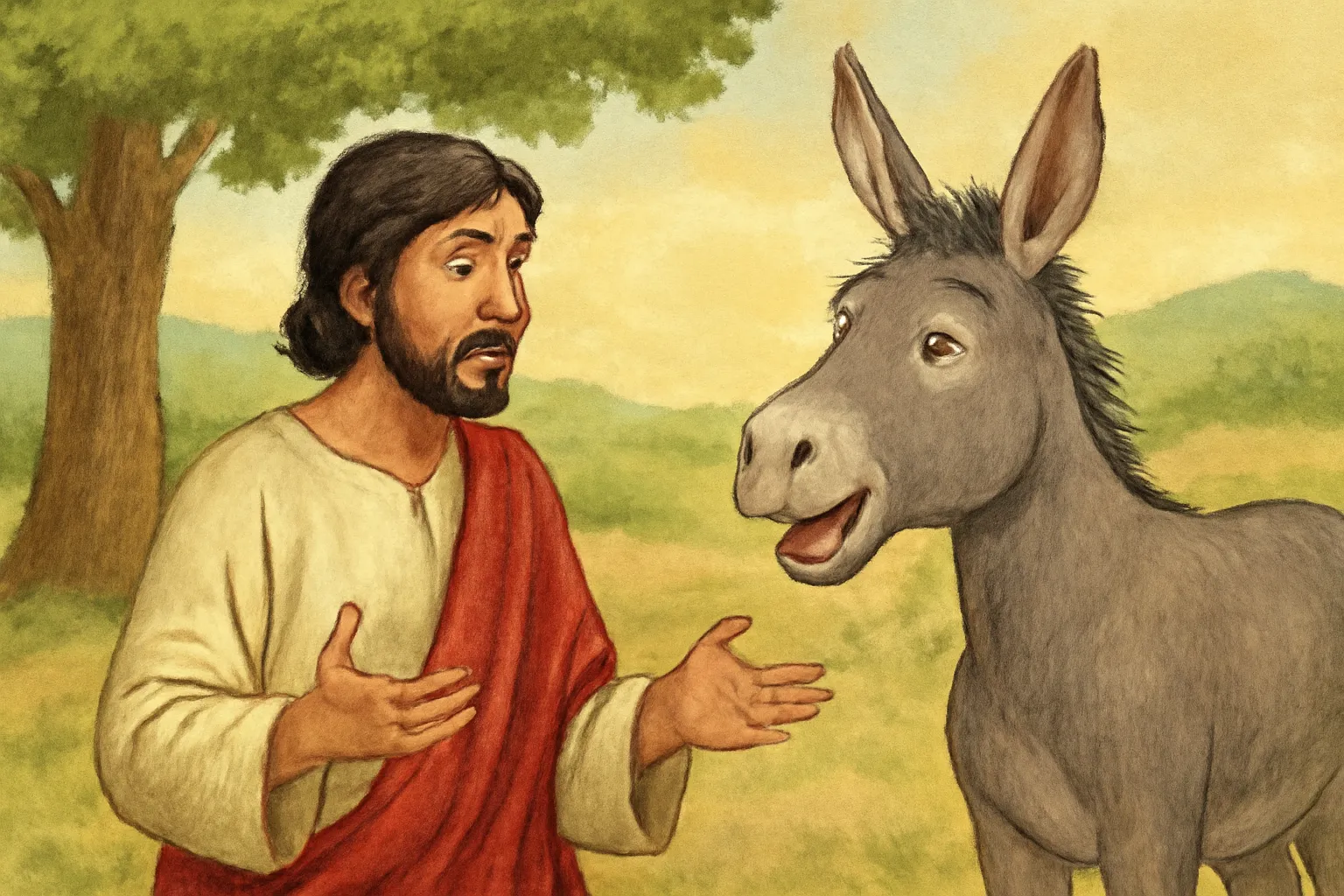 bible story with talking donkey