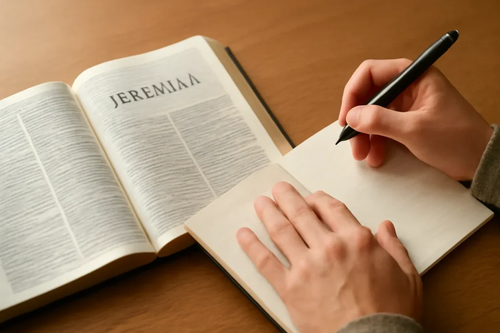 bible study on the book of jeremiah
