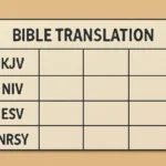 Bible Translation Chart: Compare Bible Versions and Translations bible translation chart