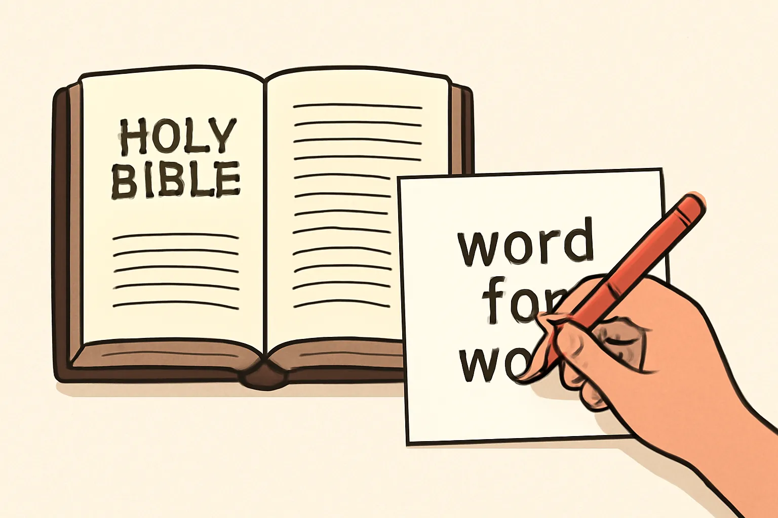 bible translation word for word
