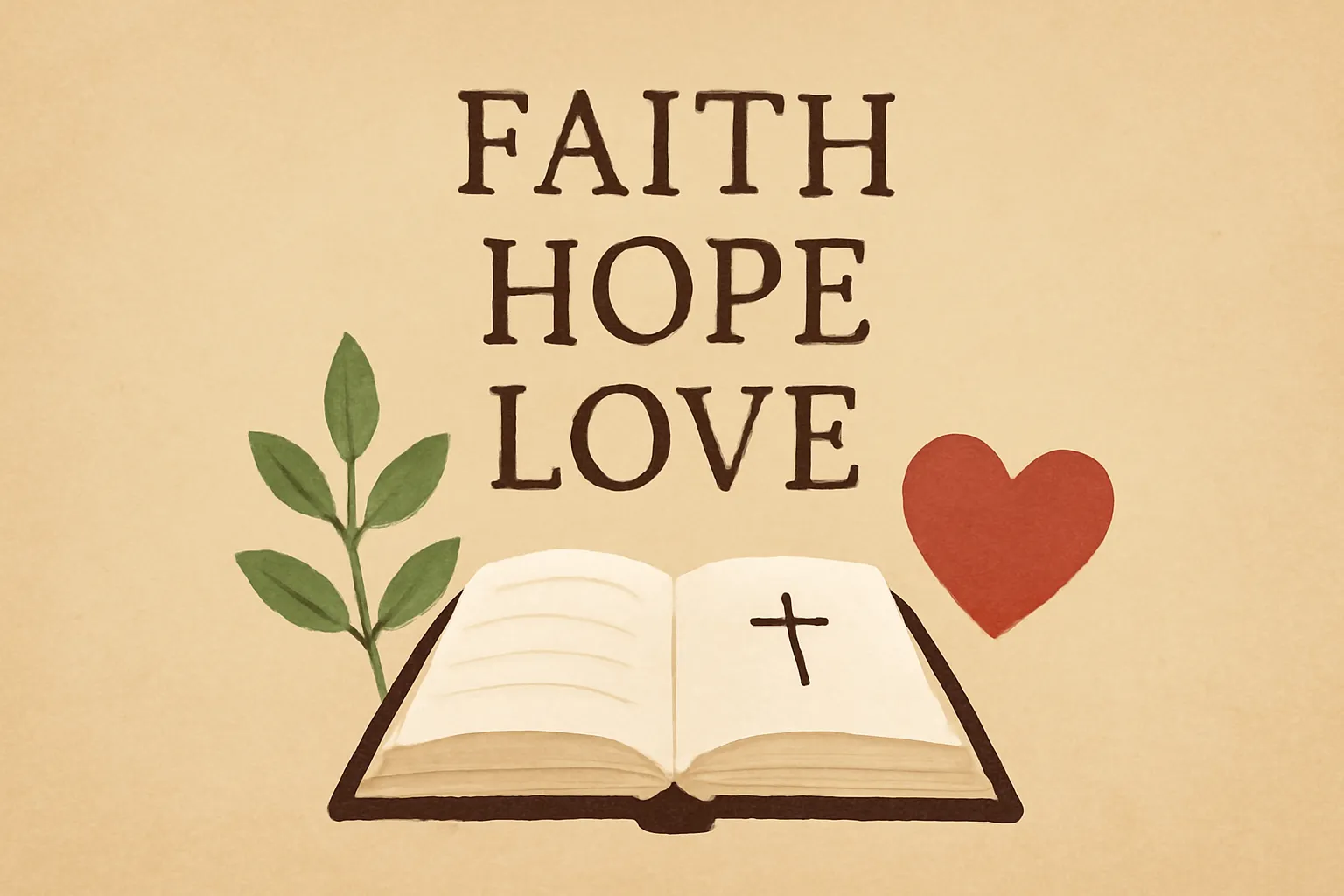 bible verse about faith hope and love