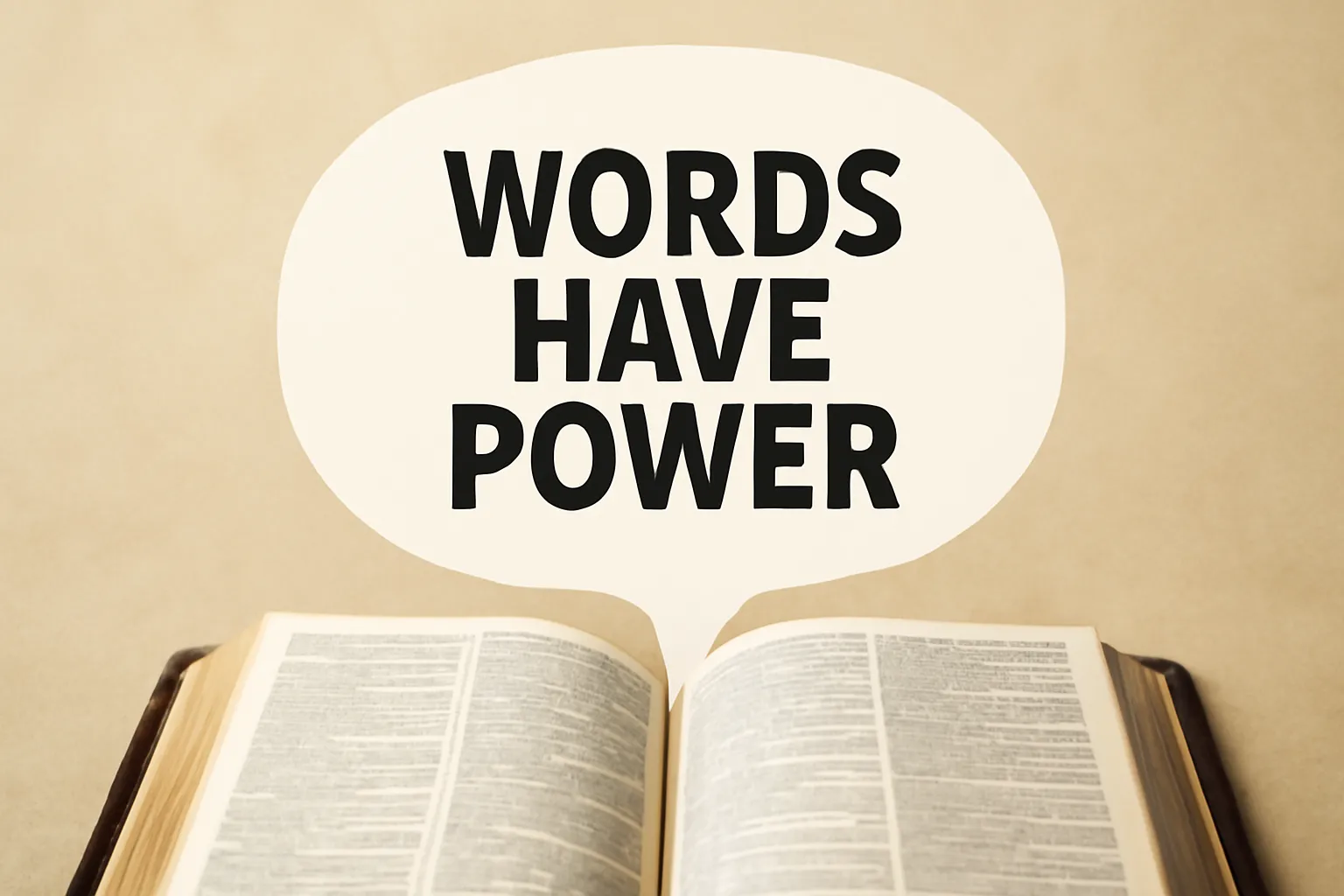 bible verse about words having power