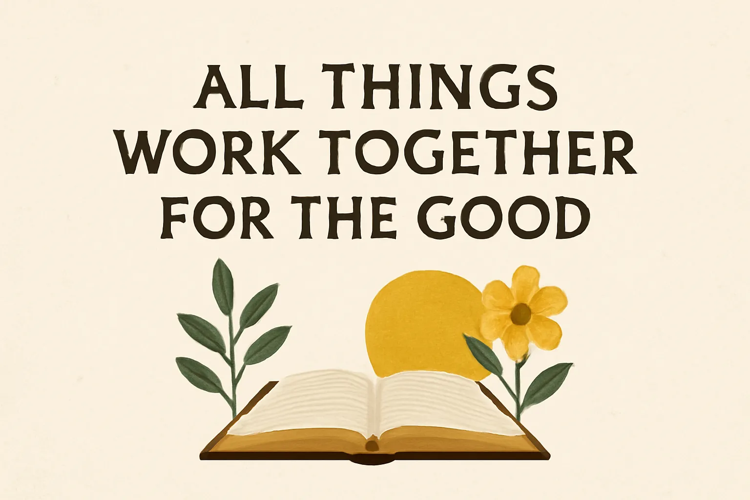 bible verse all things work together for the good