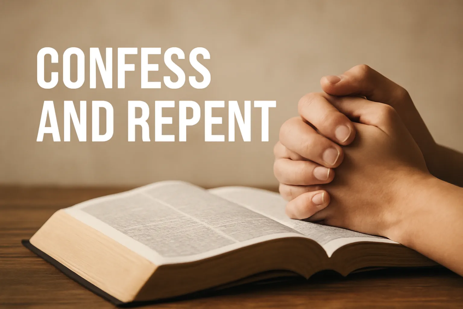 bible verse confess and repent