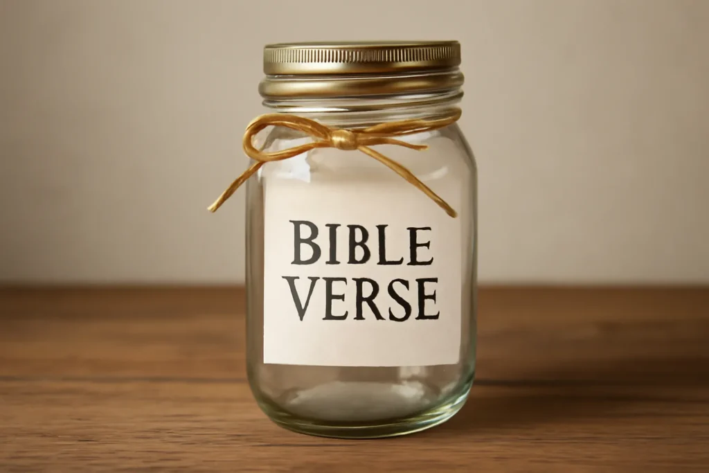 bible verse jar