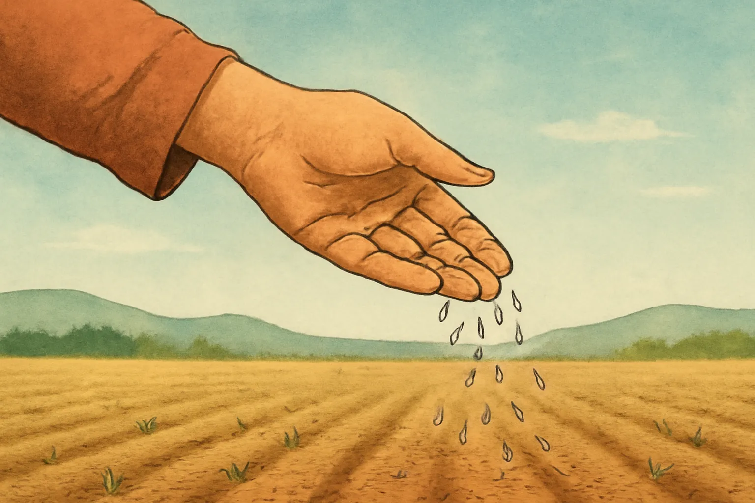 bible verse sowing seeds