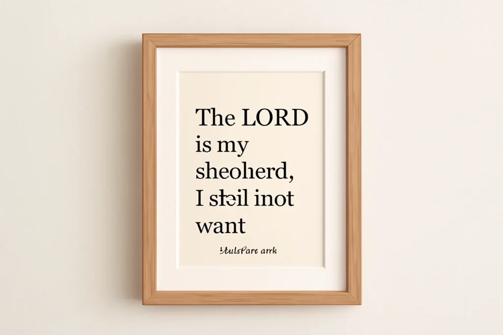 bible verse wall art