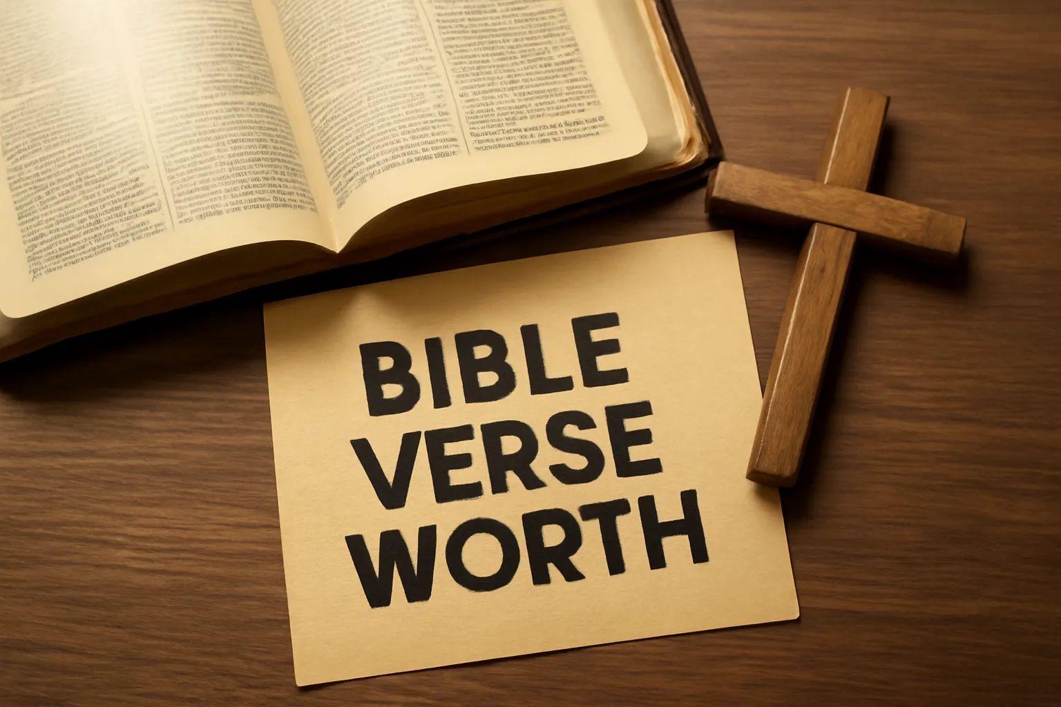 bible verse worth