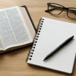 bible with study guide