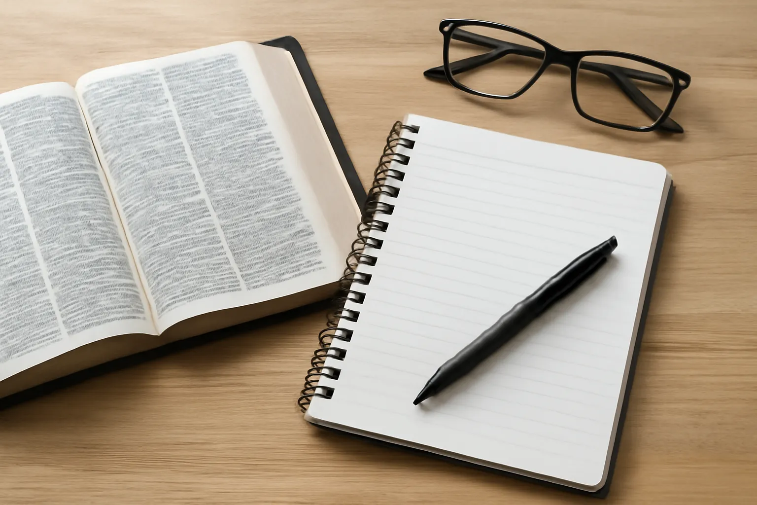 bible with study guide