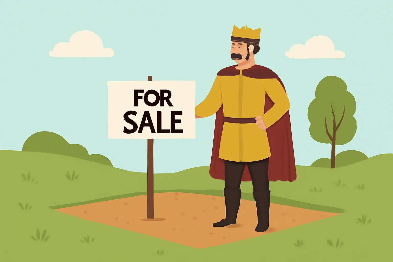 buy land to become a lord