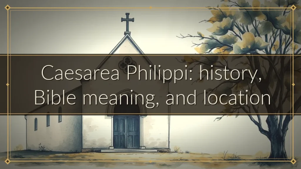 Caesarea Philippi: history, Bible meaning, and location