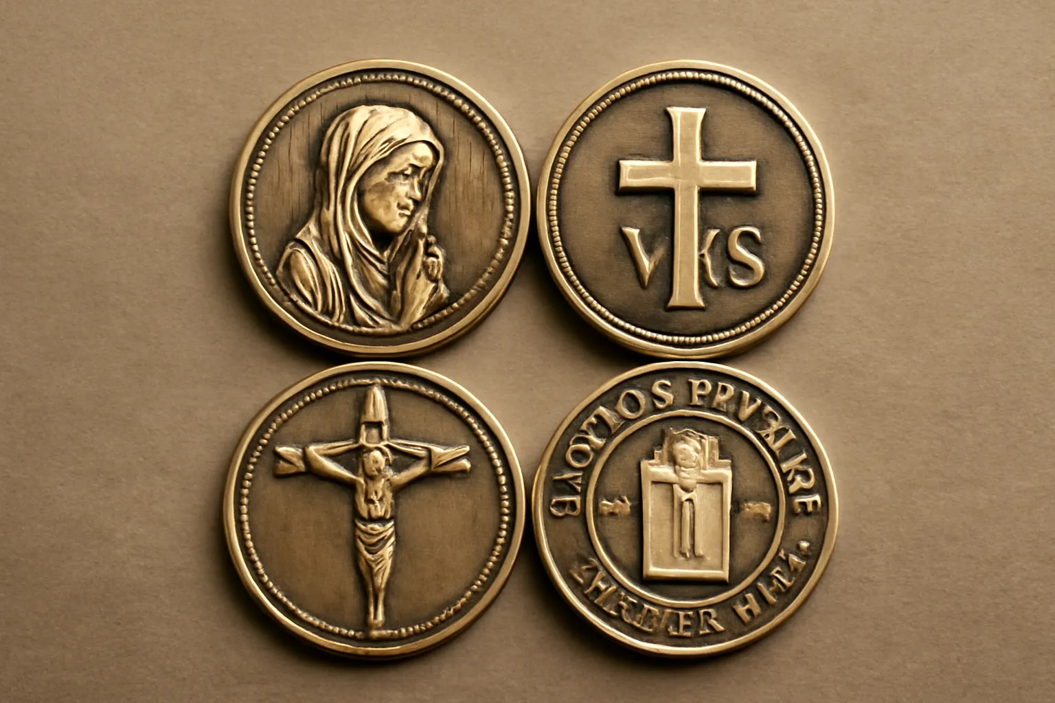 catholic challenge coins