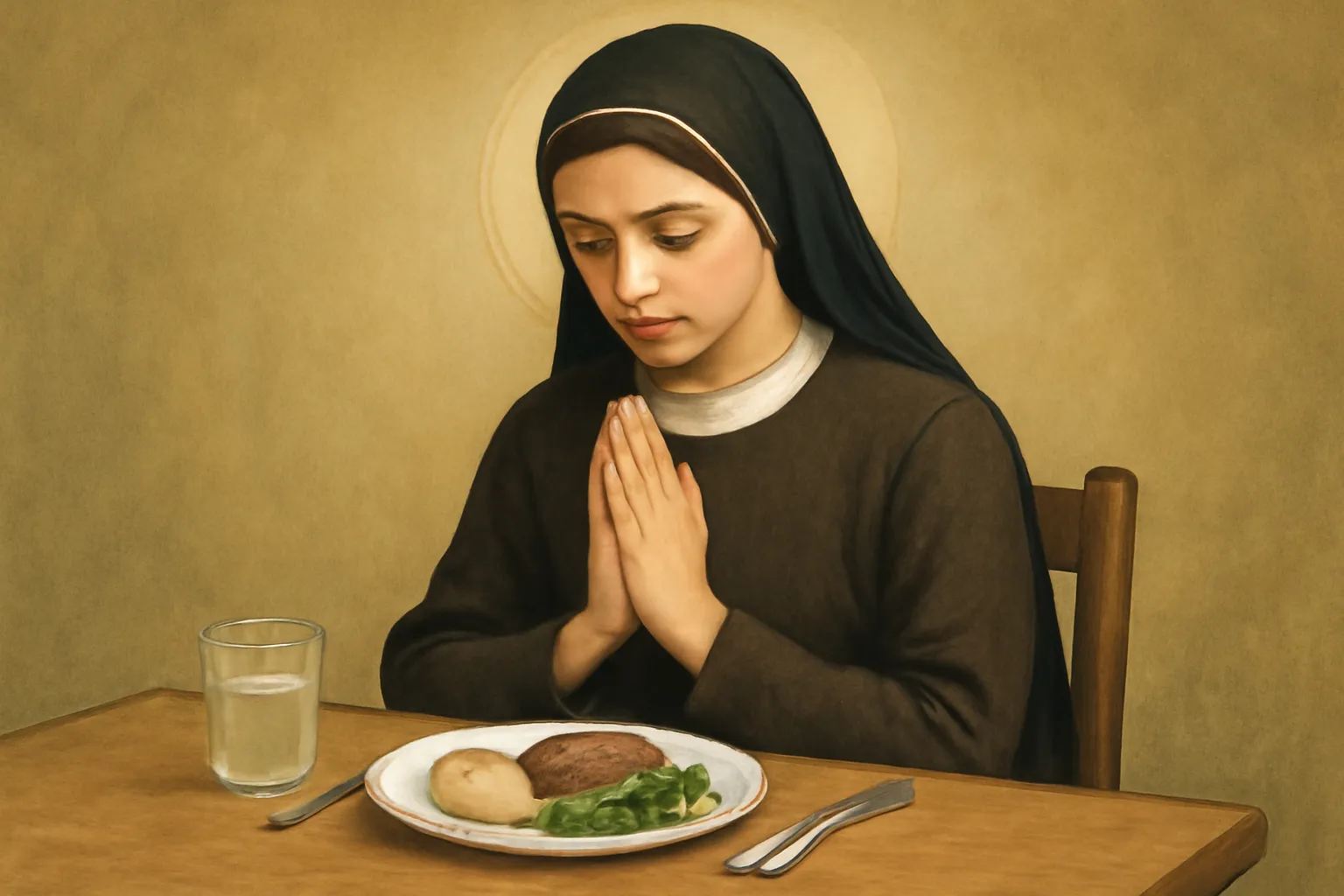 catholic prayer before you eat