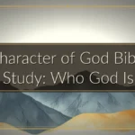 Character of God Bible Study: Who God Is
