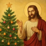 christ christmas tree